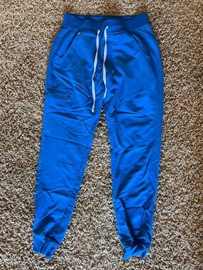 Figs Royal Blue Jogger Scrub Pants